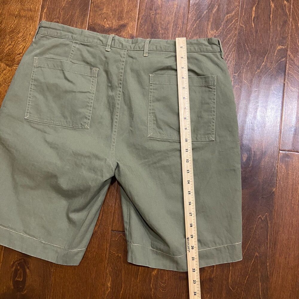 Polo Ralph Lauren Vintage Madras Reversible Shorts Plaid Tan Men's Size 34 - Picture 9 of 9